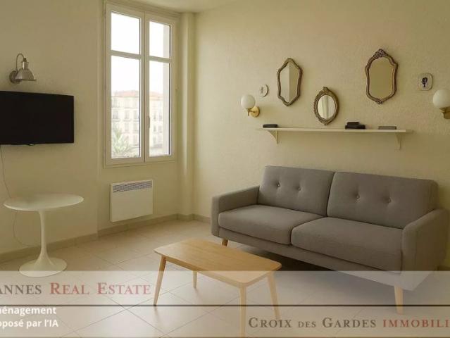 Cannes – Le Suquet– Studio rénové fort potentiel locatifterre