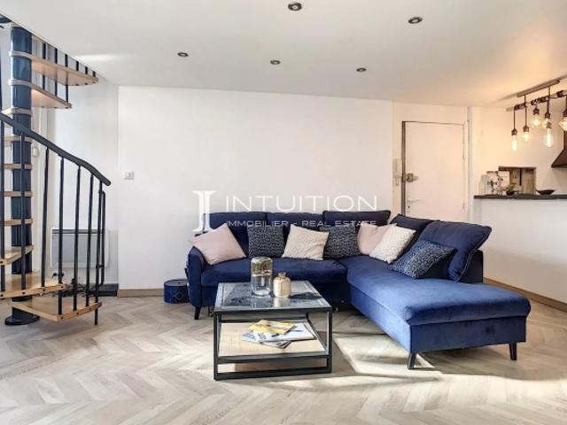 Cannes Montfleury: Duplex avec terrasse agréablement rénové