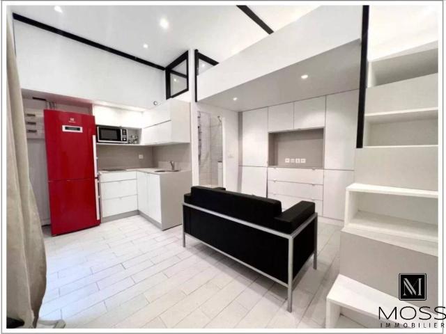 Cannes / Studio avec mezzanine et terrasse