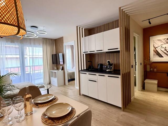 Cannes Palm Beach – 2 pièces rénové, meublé, terrasse