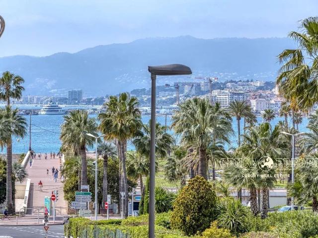 Cannes Palm Beach Vue Ville Et Vue Mer Laterale 80m² Cannes