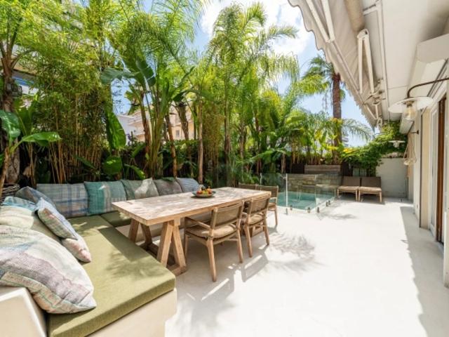 CANNES PALM BEACH – REZ DE JARDIN AVEC PISCINE