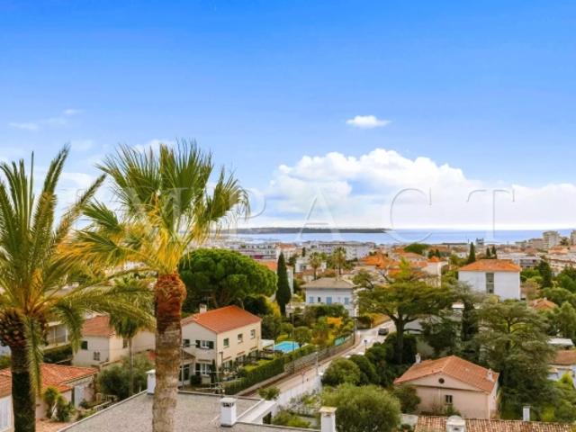 Cannes Petit Juas Appartement 4 pièces vue mer à vendre