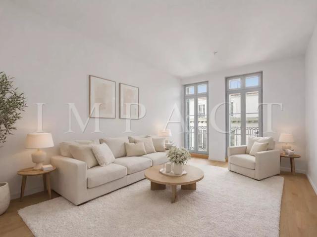 Cannes Proche Croisette Appartement 3 pièces dans un immeuble entièrement rénové à vendre