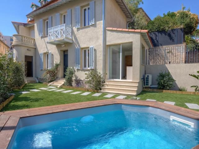 CANNES PROCHE PALAIS – MAISON RÉNOVÉE STUDIO INDÉPENDANT PISCINE STATIONNEMENTS