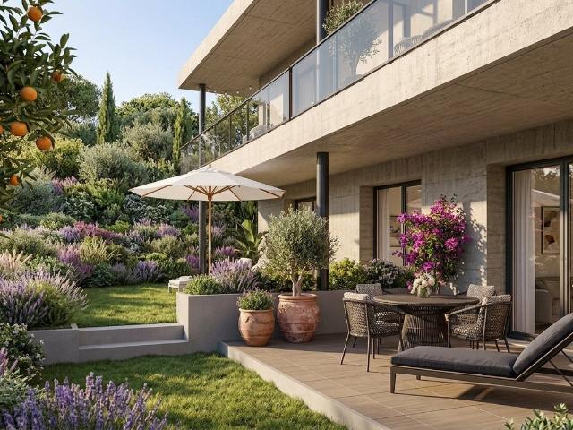 CANNES, REZ DE JARDIN 3 PIECES PLEIN SUD AVEC 50M² D'EXTERIEUR 3 pièces, 60 m²