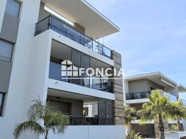 Cannes Résidence récente 2p 46,05m² très en bon état avec terrasse jardin de 24 m2