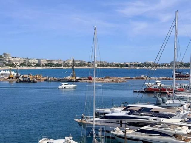 Cannes Vieux Port appartement 155m², étage élevé, vue mer