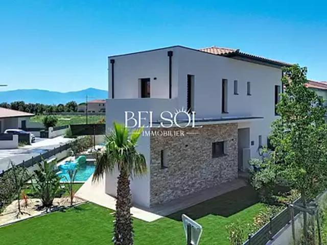 Cabestany 66330 Achat / Vente maison 5 pièces t5 piscine parking