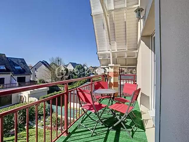 Cabourg 14390 Achat / Vente appartement 3 pièces t3 au dernier étage balcon
