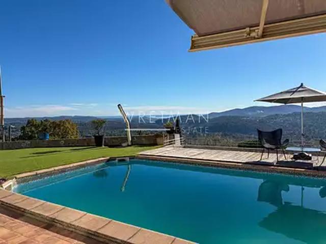 Cabris 06530 Achat / Vente maison 8 pièces t8 piscine