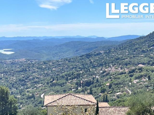Cabris – Villa dominante de 225 m², vue mer et lac, piscine et espace studio