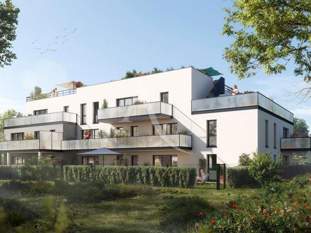 Cadre verdoyant pour ce T4 avec terrasse à 1000m de l'hippodrome du Petit Port