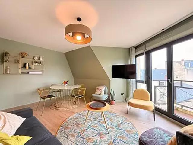 Caen 14000 Achat / Vente appartement 2 pièces t2 au dernier étage cave