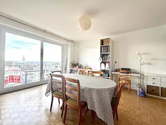 Caen 14000 Achat / Vente appartement 3 pièces t3 au dernier étage cave