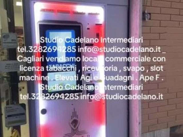 Cagliari Locale c1 con licenza tabacchi ricevitoria slot etc