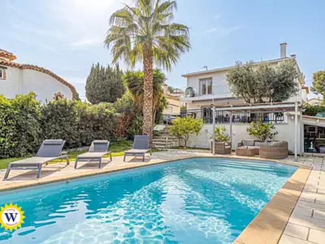 Cagnes sur Mer 06800 Achat / Vente maison 7 pièces t7 piscine