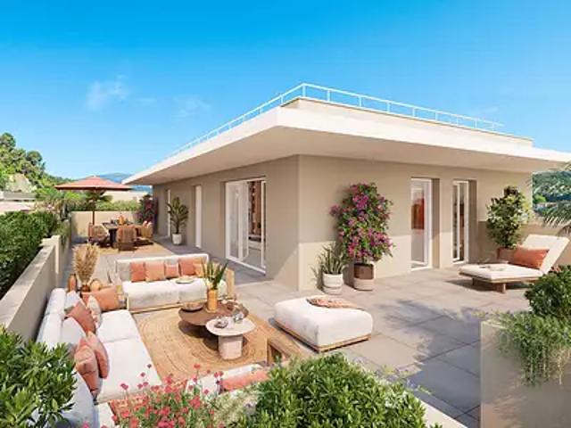 Cagnes sur Mer 06800 Programme neuf appartement neuf à vendre t2 LMNP NF