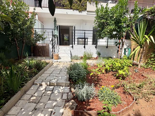 CAGNES SUR MER, 2 PIECES, TERRASSE JARDIN LOCATION EN MEUBLE