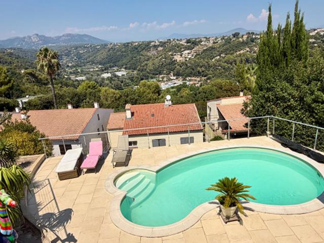 CAGNES SUR MER VILLA 3/4 PIECES + STUDIO PISCINE CALME