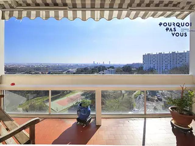 Caluire et Cuire 69300 Achat / Vente appartement 6 pièces t6 au dernier étage parking