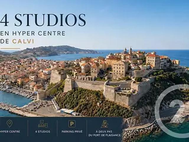 Calvi 20260 Achat / Vente appartement 4 pièces t4