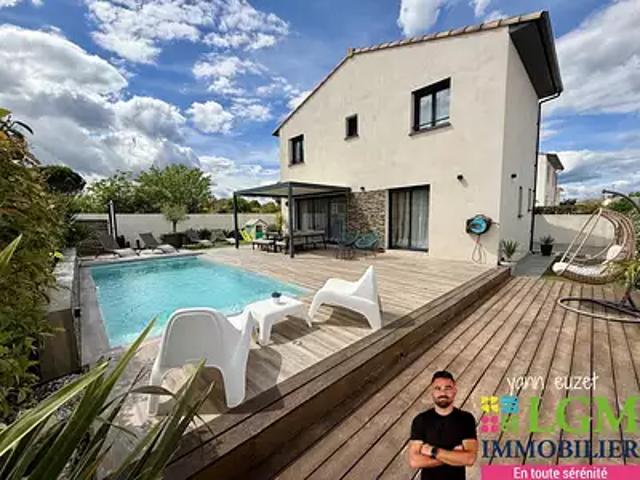 Calvisson 30420 Achat / Vente maison 5 pièces t5 jardin terrasse