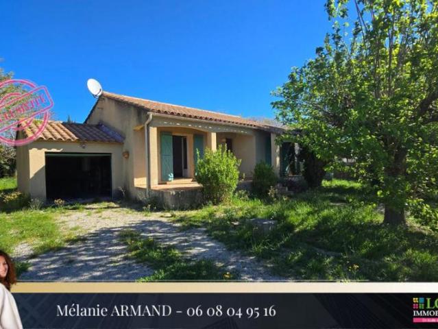 CALVISSON – Villa de plain pied avec jardin et fort potentiel