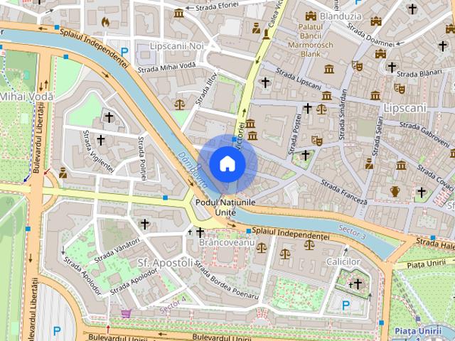 Calea Victoriei, 2 camere dec, et.3, balcon, bloc termoizolat, zona linistita