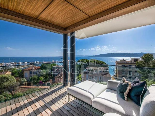 Cap D’Antibes – Appartement au dernier étage avec vue mer pa. 106m² Antibes