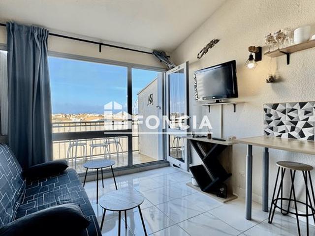 Cap d'Agde, Centre port, 2 pièces + terrasse et parking privatif