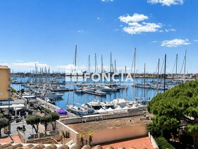 Cap d'Agde Centre Port Grand T2 Duplex Magnifique vue port