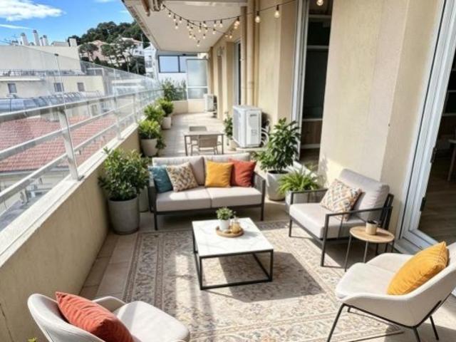 CAP D'AIL, appartement à vendre, 4 pièces, 77 m²