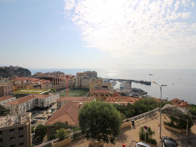 CAP D'AIL Magnifique 3 pièces meublé avec terrasse, vue mer et parking