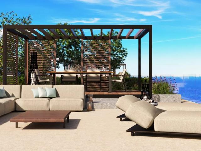 CAP D'AIL Région PACA Vente Appartement 4 pièces neuf de prestige Dernier étage Vue mer