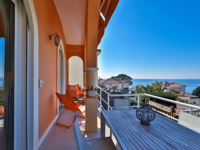 CAP DE NICE VILLA DE 198M² A VENDRE EXPOSITION SUD OUEST BELLE VUE MER PARFAIT ETAT JACUZZI PARKING EXTERIEUR