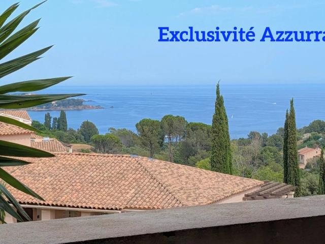 AGAY CAP ESTEREL – Superbe 2 pièces avec vue d'exception sur la mer