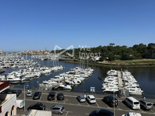 Capbreton face au Port T4 terrasse parking