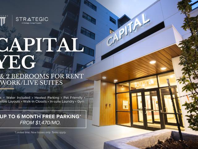 CAPITAL Apartments in Downtown Edmonton 1 Bedroom Apartment for Rent at 10043 108 St Nw, Edmonton, AB T5J 0L3 Downtown Edmonton