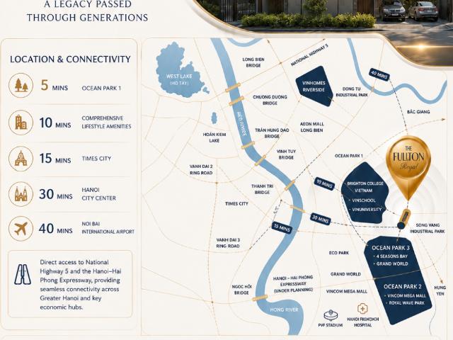 CapitaLand giới thiệu The Fullton Regal Giai đoạn 2 dự án villa thấp tầng quy mô giới hạn chỉ 348 căn tại Ocean Park