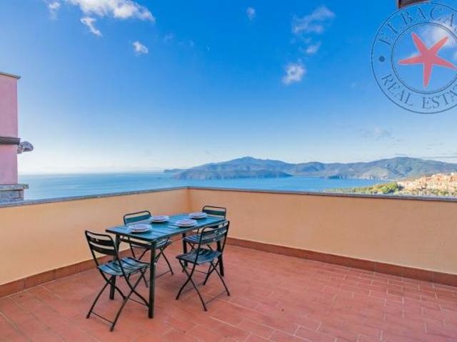 CAPOLIVERI ELBA APPARTAMENTO CON SUPERBA VISTA MARE