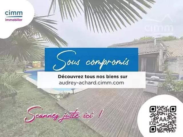Cartelègue 33390 Achat / Vente maison 5 pièces t5 piscine
