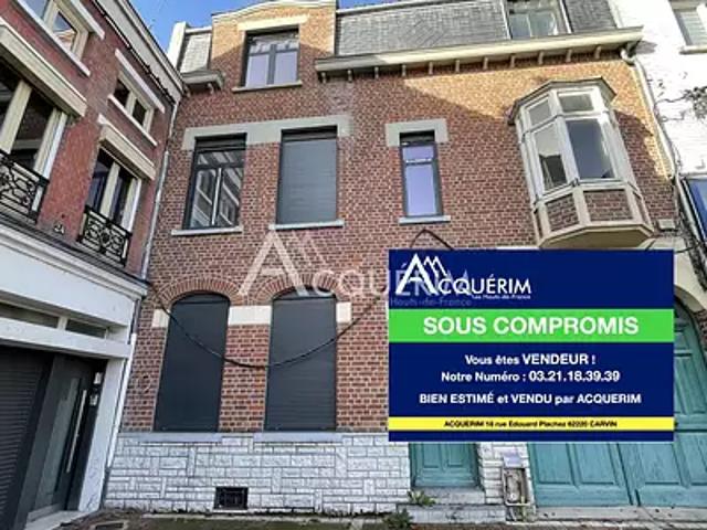 Carvin 62220 Achat / Vente maison 7 pièces t7 parking