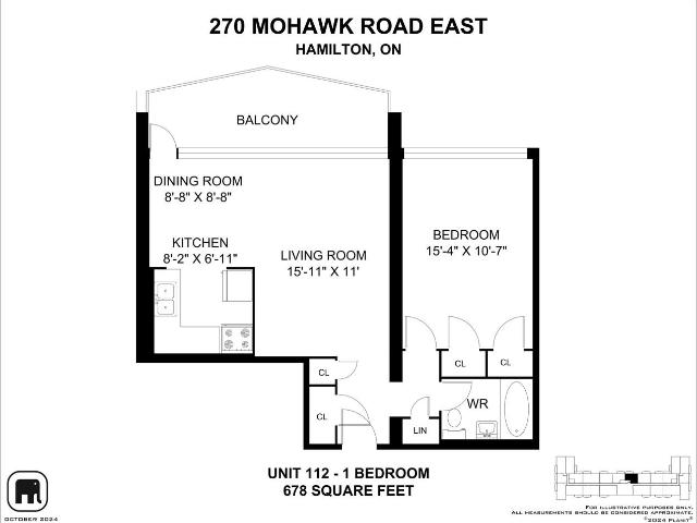 Cardinal Plaza 1 Bedroom Apartment for Rent at 270 Mohawk Rd E, Hamilton, ON L9A 2H9 Bruleville