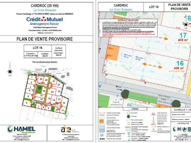 Cardroc Vente Terrain 35