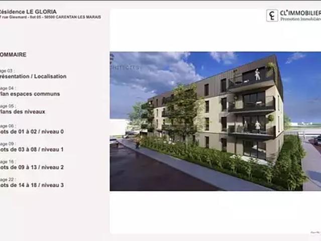Carentan les Marais 50500 Achat / Vente appartement 3 pièces t3
