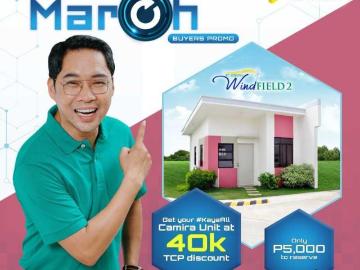 Carnation Model Single Attatched Affordable In Laguna 2 Bedrooms