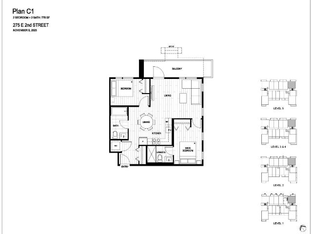 Carrie 1 Bedroom Apartment for Rent at 275 2nd St E, North Vancouver, BC V7L 1C4 Lower Lonsdale