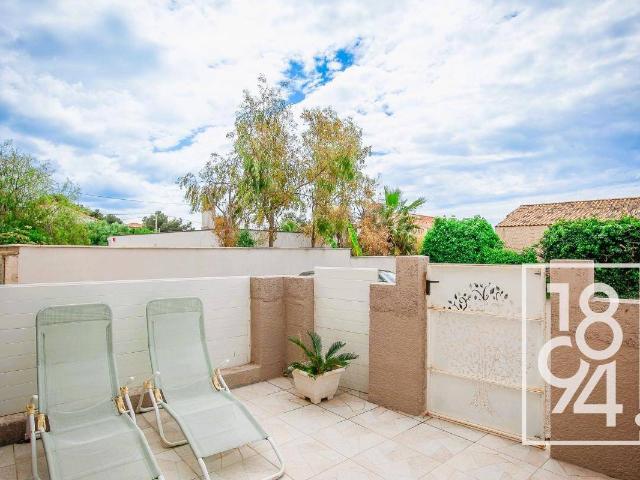 Carro T2 30m2 Terrasse Jardin à quelques pas du bord de mer