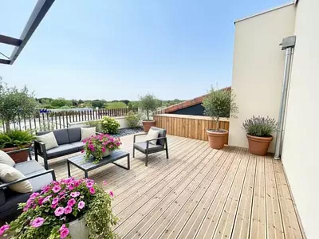 Castanet Tolosan 31320 Achat / Vente appartement 3 pièces t3 au dernier étage terrasse